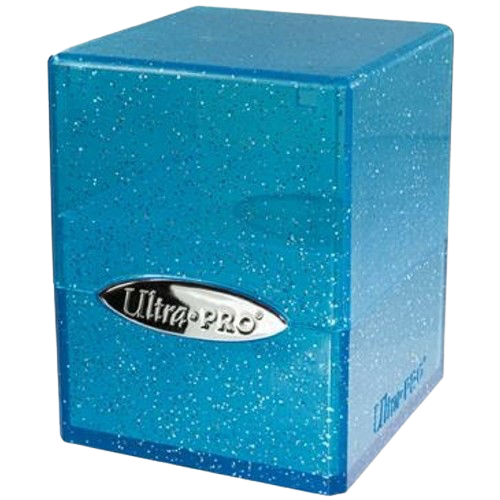 Ultra Pro - Glitter Blue Satin Cube Deck Box