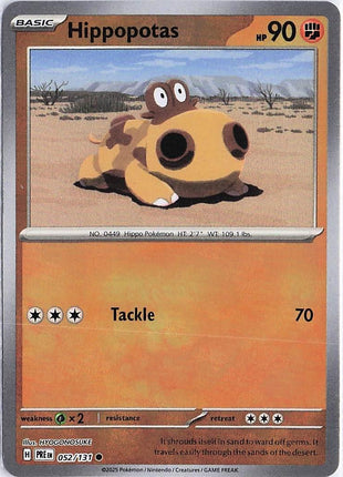 Hippopotas 052/131 (Pokeball Holo)