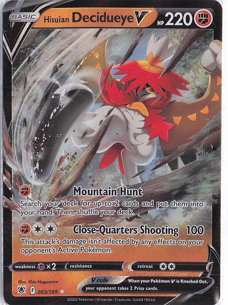Hisuian Decidueye V 083/189