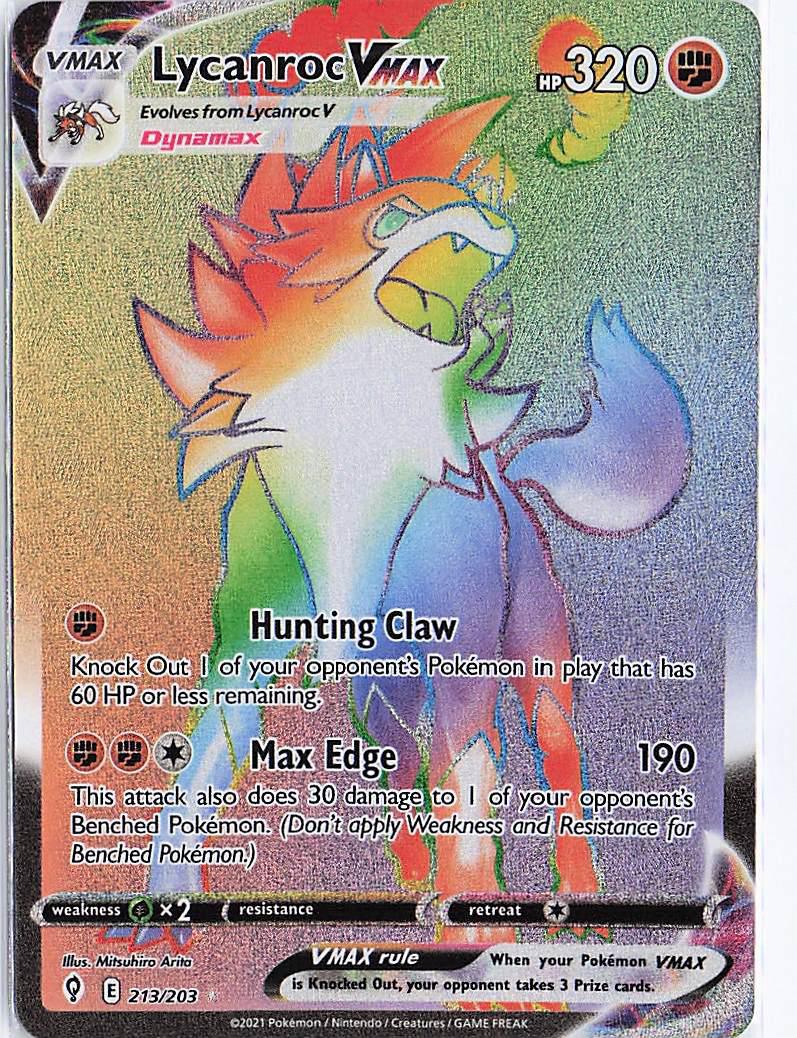 Lycanroc VMAX 213/203