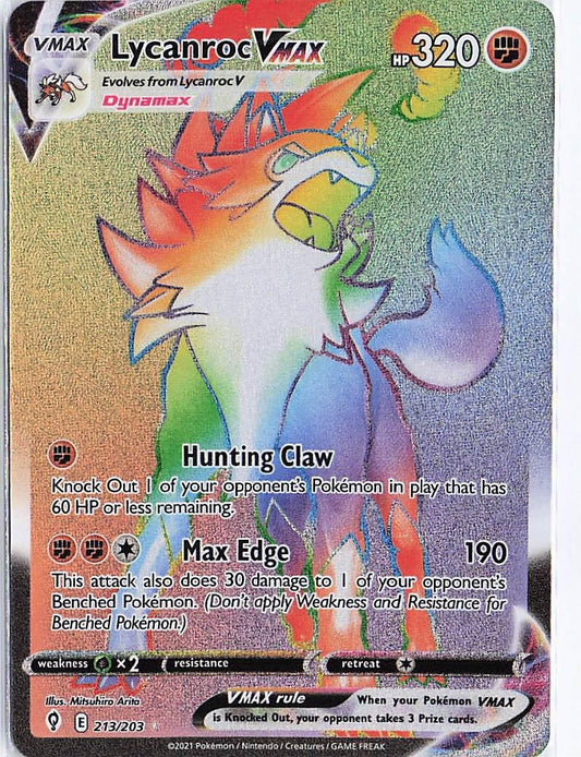Lycanroc VMAX 213/203