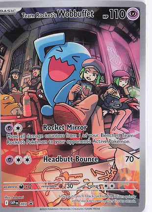 Team Rocket's Wobbuffet SVP 203