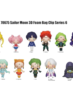 Sailor Moon - Series 6 3D Character Bag Clip Blind Bag