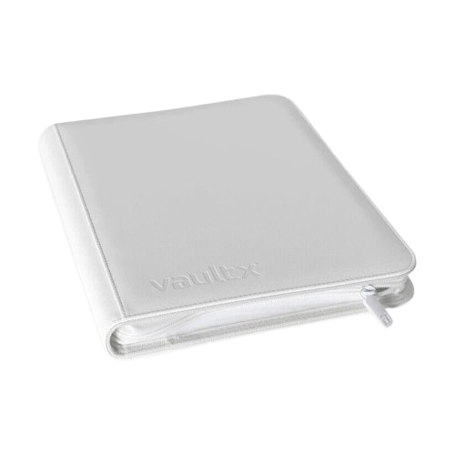 Vault X - White Edition 9 Pocket Zip Binder