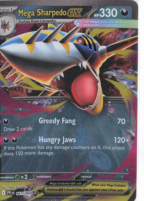 Mega Sharpedo ex 061/094