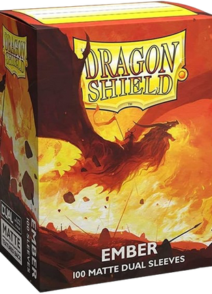 Dragon Shield - Matte Dual Ember Sleeves (100)