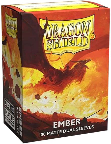 Dragon Shield - Matte Dual Ember Sleeves (100)