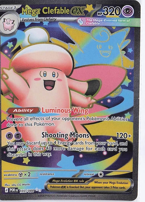 Mega Clefable ex 103/088