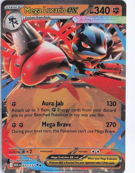 Mega Lucario ex 077/132
