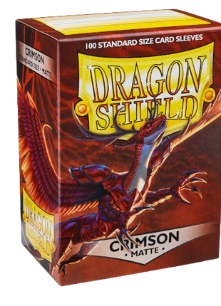 Dragon Shield - Matte Crimson Sleeves (100)