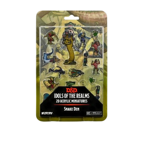 Dungeons & Dragons - 2D Acrylic Miniatures: Snake Den