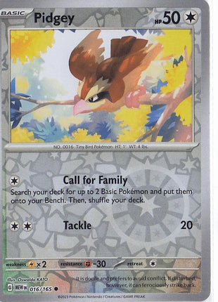 Pidgey 016/165 (RH)