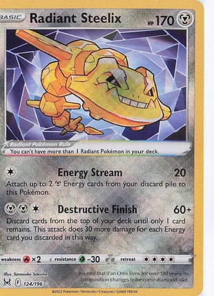 Radiant Steelix 124/196