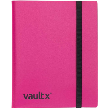 Vault X - Pink 9 Pocket Strap Binder