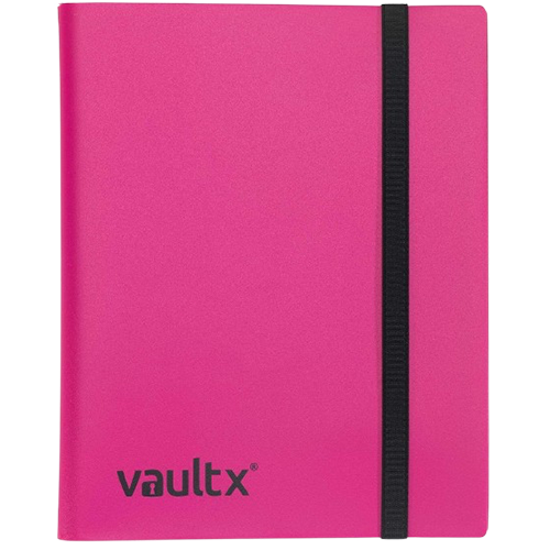 Vault X - Pink 9 Pocket Strap Binder