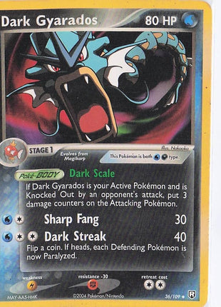 Dark Gyarados 36/109