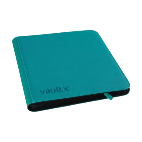 Vault X - Teal 12 Pocket Zip Binder
