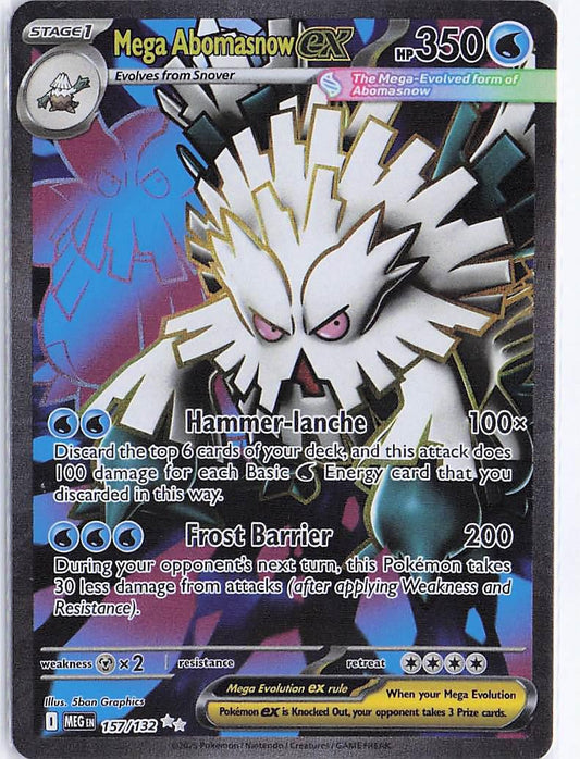 Mega Abomasnow ex 157/132