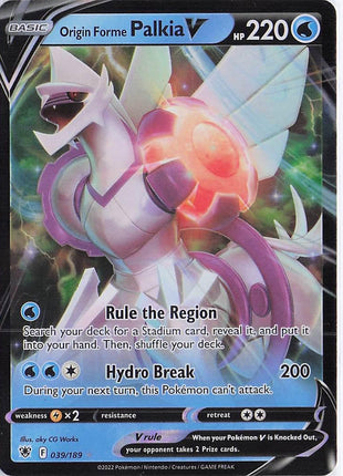 Origin Form Palkia V 039/189