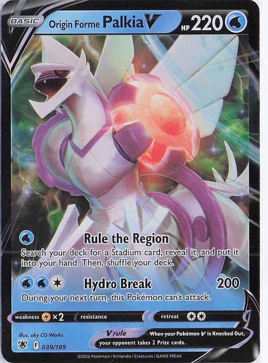 Origin Form Palkia V 039/189