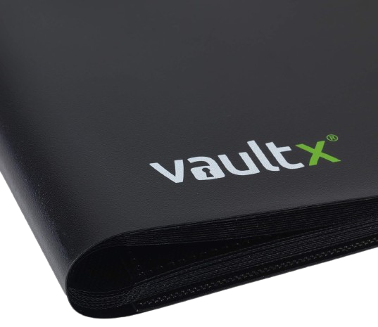 Vault X - Black 4 Pocket Strap Binder