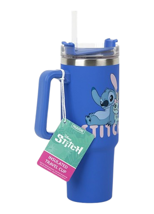 Lilo & Stitch - Blue Stitch 900ml Insulated Cup and Straw