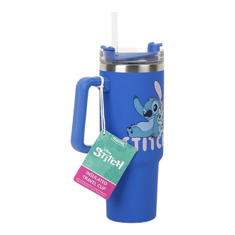 Lilo & Stitch - Blue Stitch 900ml Insulated Cup and Straw