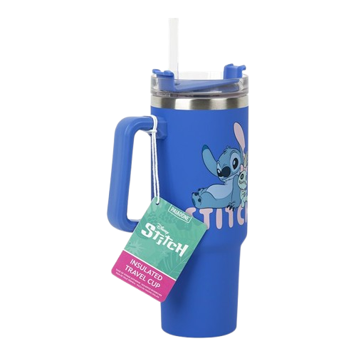 Lilo & Stitch - Blue Stitch 900ml Insulated Cup and Straw