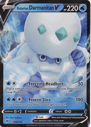 Galarian Darmanitan V 036/185