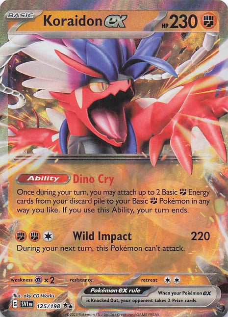 Koraidon ex 125/198