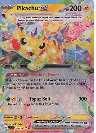 Pikachu ex 057/217