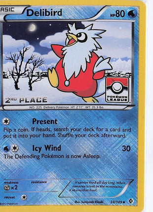 Delibird 38/149 (RH)(League Stamp)