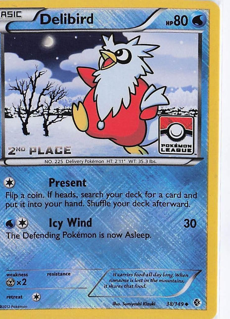 Delibird 38/149 (RH)(League Stamp)