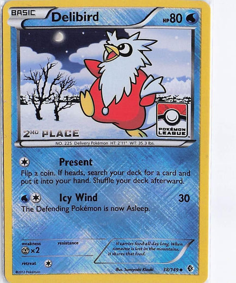 Delibird 38/149 (RH)(League Stamp)
