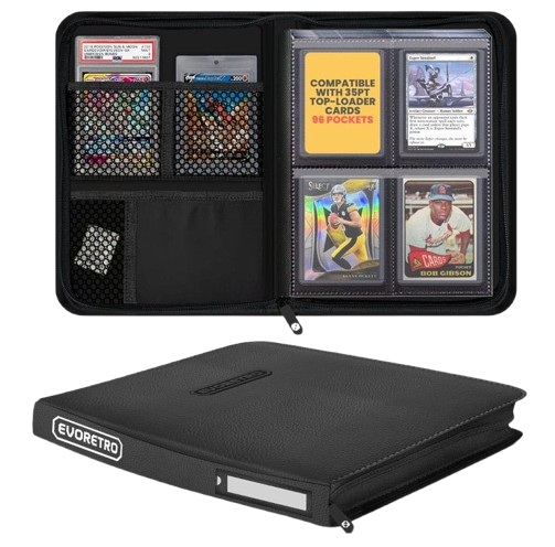 Evoretro - Black Shield+ Toploaded Card Binder