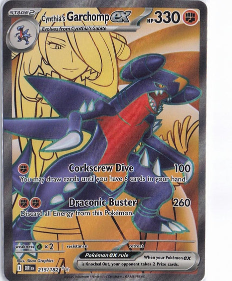 Cynthia’s Garchomp ex 215/182