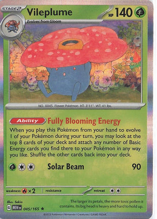Vileplume 045/165 (H)
