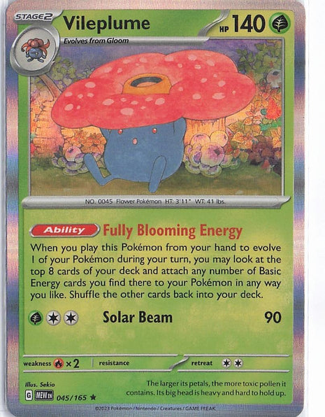 Vileplume 045/165 (H)