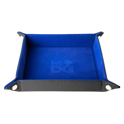 FanRoll - Blue Fold Up Velvet Dice Tray