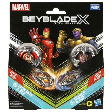 Beyblade X - Marvel Iron Man vs Thanos