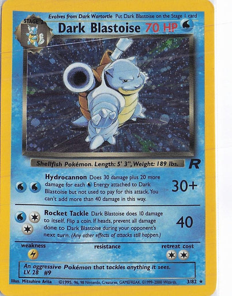 Dark Blastoise 3/82 (H)