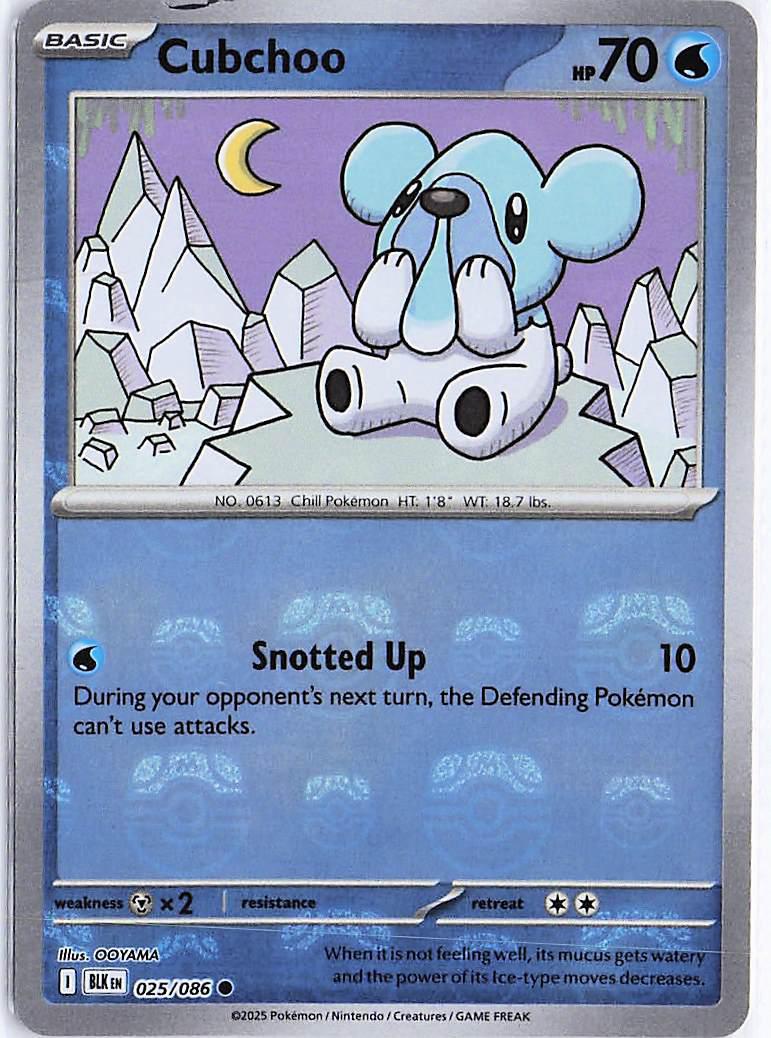 Cubchoo 025/086 (MasterBall)