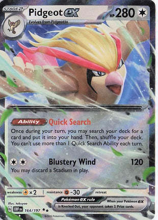 Pidgeot ex 164/197