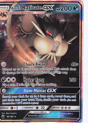 Alolan Raticate GX 85/168