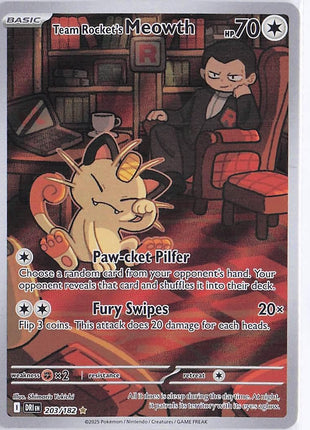 Team Rocket’s Meowth 203/182