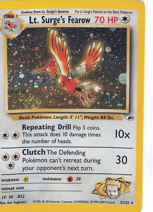 Lt. Surge's Fearow 7/132 (H)
