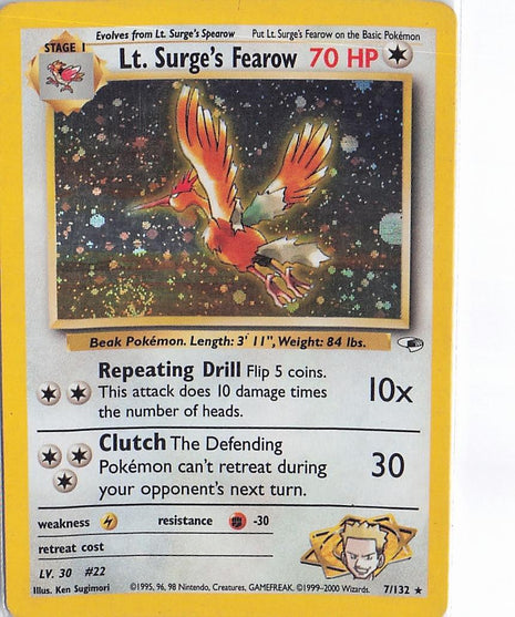 Lt. Surge's Fearow 7/132 (H)