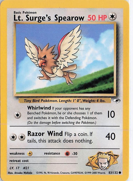 Lt. Surge's Spearow 83/132