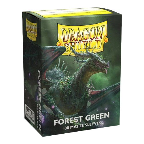 Dragon Shield - Matte Forest Green Sleeves (100)