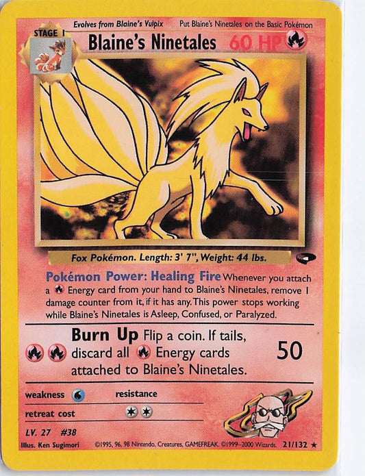 Blaine’s Ninetales 21/132